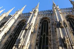 Front facade of Duomo di Milano