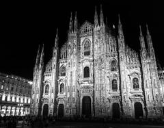 Duomo by night in Milan