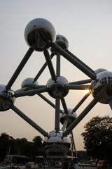 Atomium in Brussels during Expo 58