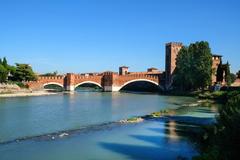 Castelvecchio and Ponte Scaligero in Verona, Italy