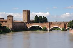 Scaligero Bridge and Castelvecchio in Verona