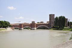 Ponte Scaligero in Verona, Italy