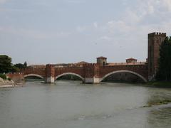 Bridge over the river Adige in Verona