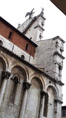 San Michele in Foro facade in Lucca, Tuscany