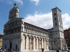 San Michele in Foro church facade in Lucca