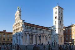 Lucca walled city in Tuscany