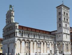 a street in Lucca, Tuscany