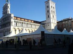 Lucca Comics pavilion in Piazza San Michele, Lucca, 2007