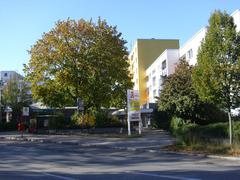 View of Hummelsbütteler Markt shopping center