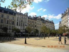 Place Dauphine in Paris, France