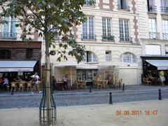 Paris France Place Dauphine building