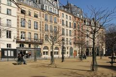 Buildings on Place Dauphine, Paris