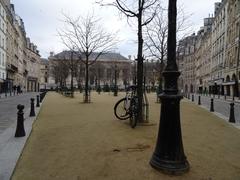 Place Dauphine in Paris on a sunny day