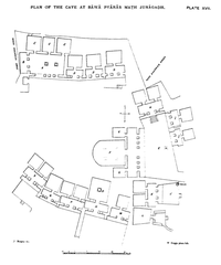 Plan of Bava Pyara Caves, Junagadh, Gujarat