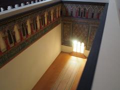 Model of the Synagogue of El Tránsito reconstructing the original colors