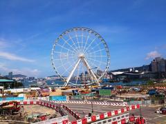 Front view of Central Ferris Wheel in September 2014