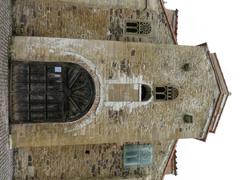 San Miguel de Lillo Church west facade with portico