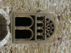 San Miguel de Lillo Church in Oviedo west facade upper window