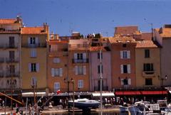 aerial view of Saint-Tropez, France