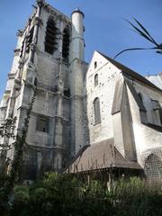 Facade of Sainte-Madeleine Church in Troyes