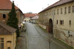 A view of a street in Tvrđa fortress