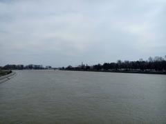 View from the pedestrian bridge towards Tvrđa