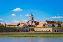 Aerial view of Tvrđa Osijek in Croatia