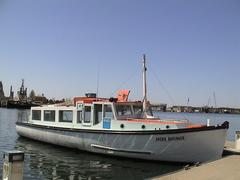 Former police launch Archie Badenoch moored at Port Adelaide