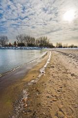 Woodbine Beach in winter