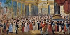 King Louis Philippe inaugurating the Galerie des Batailles at the palace of Versailles, 10 June 1837