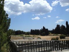 The remains of the base of the altar of Hiero II in Syracuse Archeological Park