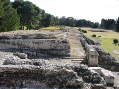 Sacrificial altar of Gerone II in Syracuse Archaeological Park