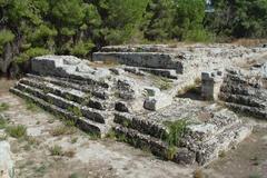 Altar of Hieron II, 3rd century BC, in Syracuse Neapolis Archaeological Park