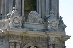 detail of Dolmabahçe Clock Tower