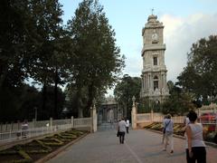 Dolmabahçe Clock Tower in Istanbul, Turkey