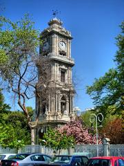 Dolmabahçe Clock Tower in Istanbul