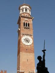 Torre dei Lamberti in Verona from 1172, 83 meters high