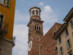 Torre dei Lamberti in Verona city centre