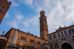 Palazzo della Ragione with Torre dei Lamberti in Verona, Italy