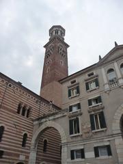 Piazza dei Signori monument in Verona