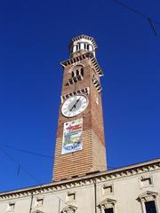 View of Torre dei Lamberti in Verona