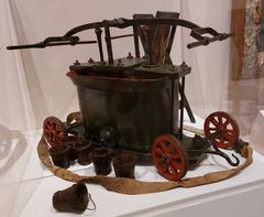 Model of 1672 fire engine designed by Jan van der Heyden