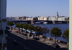 view from the window at Hermitage Museum