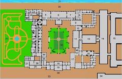 Location plan of the Winter Palace