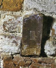 Countersign with mark on the ledge of the Winter Palace