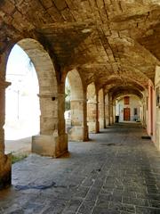 Panoramic view of Chania cityscape with waterfront