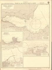 Nautical chart of Plans on the North Coast of Kriti, published in 1964