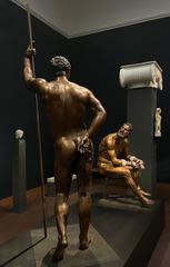 Experimental color reconstruction of Boxer at Rest and Hellenistic prince statues