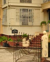 Facade of Manuel Hofileña Ancestral House with historical marker