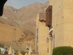 View of Idhu taif with mountains and houses